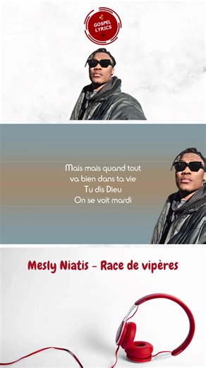 Mesly Niatis - Race de vipères #pourtoiii #tiktokchrétien #gospellyrics @Chemin de Vérité ✝️