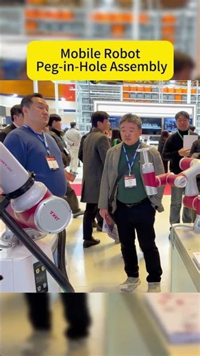 Peg in Hole Assembly with JAKA Mobile Robot #precision #automation #robot