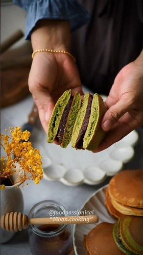 Dorayaki Recipe - Japanese Street Food #dorayakirecipe #japanese #streetfood #moo n.cooking