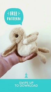 🐰 How cute is this Easter Bunny pattern? Get it now for free! | LoveCrafts Knitting