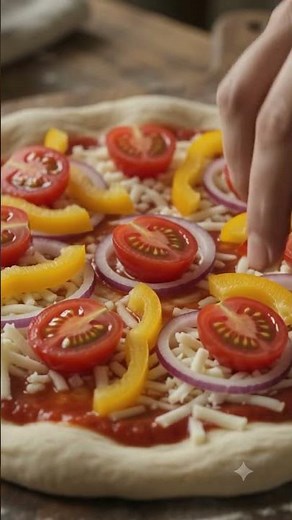 Homemade Rustic Pizza 🍕🔥 | Crispy, Cheesy & Delicious!