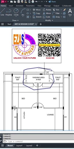 How to Easily Make a Cloud Around an Object Using the AutoCAD REVCLOUD Command.