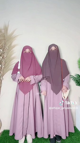 IdeOutfit muslimah sama Bestieee✨✨ #alfajargriyamuslim #inspirasioutfitmuslimah#couplebestie