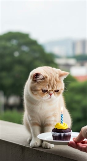 Happy Birthday 🐱✨🎂🎀 Celebrate your feline friend today #cat #meow #happybirthday