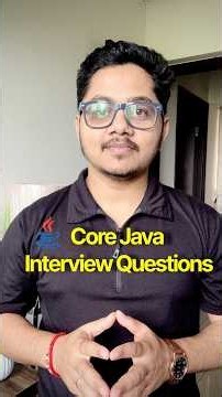 Must do core java interview questions!