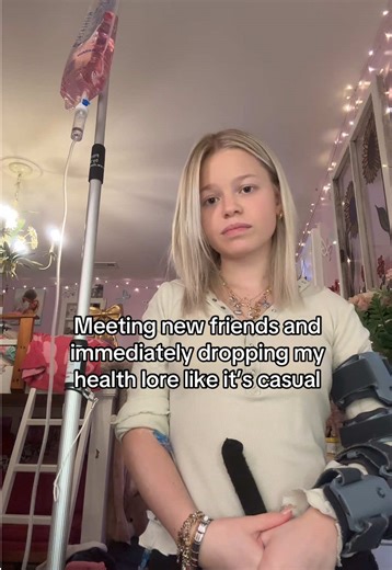 Easy to forget that most people would find my health journey absolutelyyyy wild when this is my everyday life and just normal to me 🤦‍♀️🤷‍♀️ #pandaspans #brainonfire #autoimmuneencephalitis #lymedisease #mcas