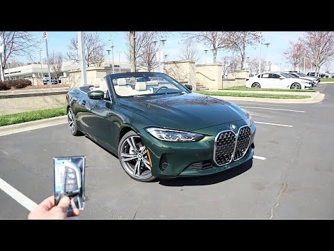 2021 BMW 430i Convertible: Start Up, Test Drive, Walkaround and Review
