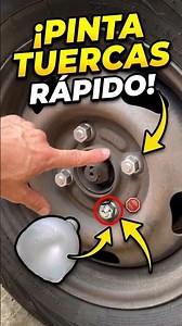 🛑🔧 TRUCO PRO para pintar birlos y tuercas #Hacks