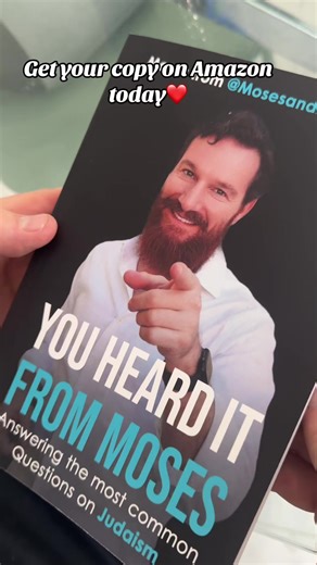 All your questions answered in this amazing book that Moses wrote #Jewish #Questions #Answers Get Your Copy On Amazon ”you heard it from Moses”