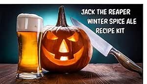 Tapcraft - Jack the Reaper Winter Spice Ale - Pumpkin Homebrew Beer Ingredient Recipe Kit - 5 Gallon Beer Making Recipe Kit - Make Beer at Home