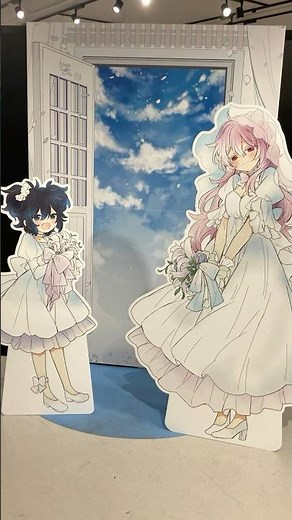 「ハッピーシュガーライフ10th Anniversaryミュージアム」フォトスポット キャラクターパネル展示 Happy Sugar Life