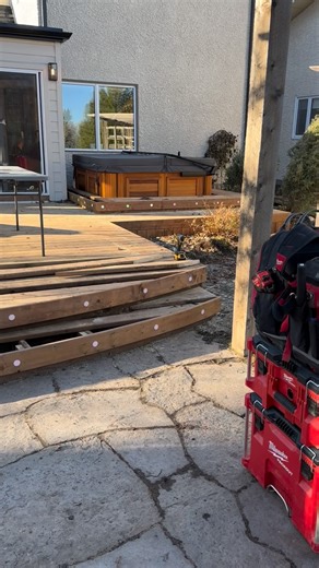 Master Man electrician on Instagram: "Installing deck lights from @gemstonelights part two 😉😎#electriciancanada #electricianwinnipeg #quality"