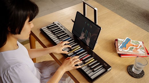 NAMM 2025: ROLI’s Piano is a larger keyboard for use with its Airwave hand-tracking hardware and music learning software, but is it large enough?
