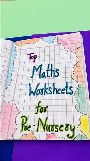 Top Maths Worksheets for Pre-Nursery Kids | Easy & Fun Learning