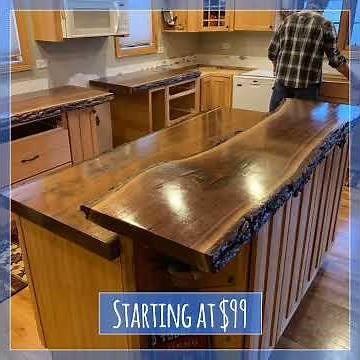 Live Edge Slab Countertops Walnut