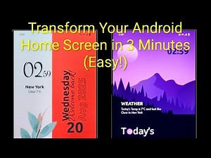 Transform Your Android Home Screen in 3 Minutes (Easy!)