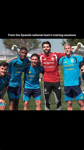 From the Spanish national team's training sessions