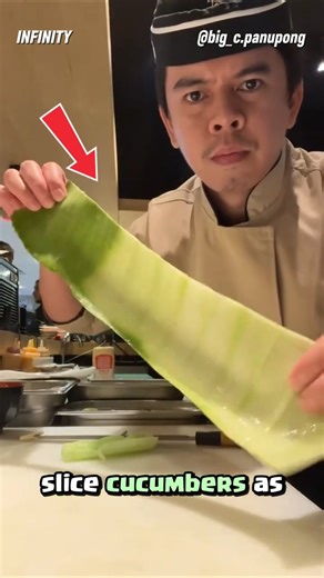 This Chef’s Trick Makes Perfect Slices 🤯🥒