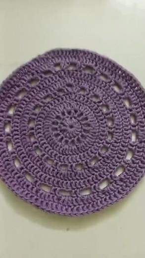 crochet table mat