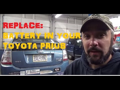 Replace 12 Volt Battery - Toyota Prius