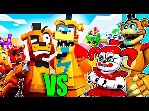 Security Breach is under ATTACK!? REACT with Glamrock Freddy and Circus Baby