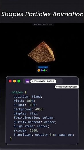 Html animation tutorial HTML CSS beautiful design 3d model science project
