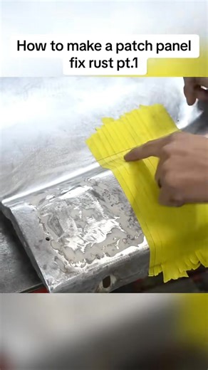 How to make a patch panel fix rust pt.1 #automotive #mechanic #carservice #carrepair #reels #reelsfb #brakeRepair #fypシ゚ #fypシ゚viral #mechaniclife #autorepair #carcare #mechanicproblems #automotiveexpert #fixitright | Automotiveme chanical