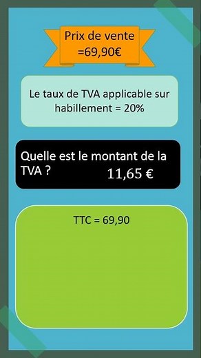 Calcul de TVA à partir du TTC