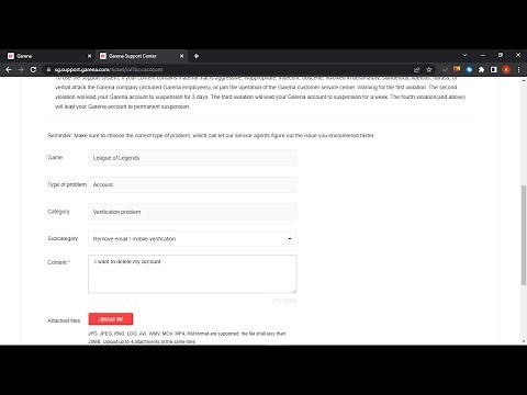 How To Delete Your Garena Account | Request Account Deletion Email