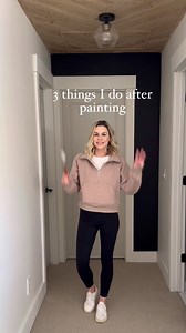 3 things I do after painting a room! You can find these lined on my Amazon store front. https://www.amazon.com/shop/thegibbyhome?ref_=cm_sw_r_apin_aipsfshop_aipsfthegibbyhome_N5W5099Q8JXF6GAGXEPR&language=en_US #diyprojects #painting #HomeRenovation #paintingideas #home #homeimprovement | The Gibby Home