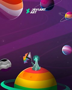 3.5K views · 143 reactions | Week 4 of Pride: Pride on DeviantArt! Learn more: https://bit.ly/DAPride2020_W4 Celebrate the LGBTQ+ community on DeviantArt, and share your thoughts to receive an exclusive new Profile badge! #Pride2020 #Pride | DeviantArt | Facebook