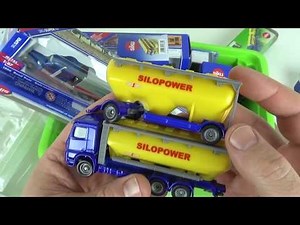 UNBOXING SIKU VEHICLES : Tractor, Truck and Trailer, VW Amarok, Tank Container, Volvo Dumper, Bus