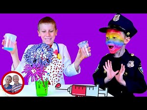 Rainbow Face! | Doctor set toys | Mike and Jake pretend play | Doctor kit डॉक्टर सेट العاب دكتور