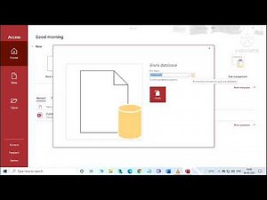 CLASS 7 COMPUTER TOPIC: How to create Database in Access