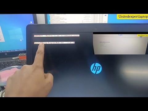 "Warning Machine not in commited state" - Machine Not In Committed State lssue in Hp laptop Solved