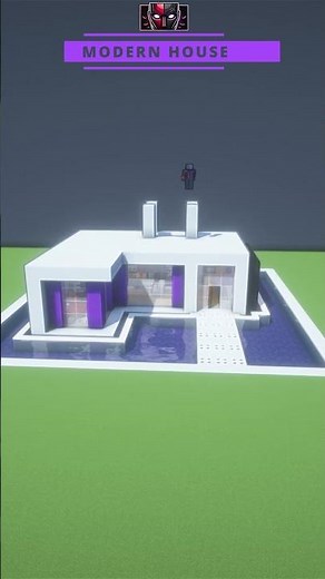 Minecraft: Modern House Build Idea | Easy & Simple Design 🏡20