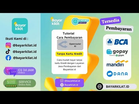 Cara Bayar Openrouter Ai Tanpa Kartu Kredit 2025! Bayar Bisa Pakai GoPay, DANA & Bank Transfer
