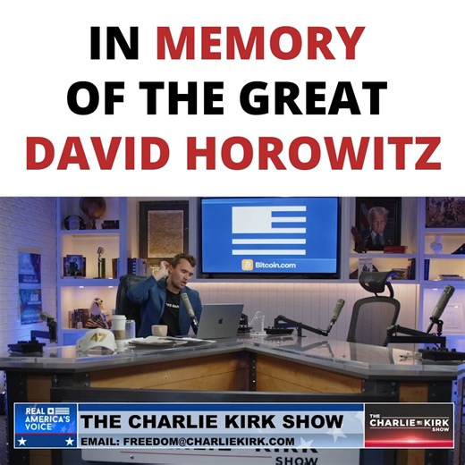 In Memory of the Great David Horowitz Subscribe to The Charlie Kirk Show: http://apple.co/2VCxGsh Join Charlie Kirk Exclusive today: https://members.charliekirk.com | Charlie Kirk