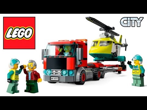 LEGO Speed Build 60343 Helicopter Transport #lego