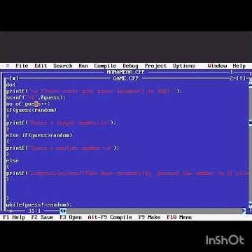 Guessing number game in C language and in turbo C++