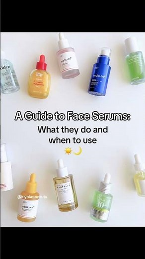Your ultimate guide for face serums 📚🧴