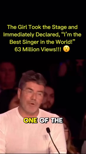 The Girl Took the Stage and Immediately Declared, “I’m the Best Singer in the World!” (63 Million Views!!!) 😮 Watch the Video in the Comments Below 👇 | News Movie
