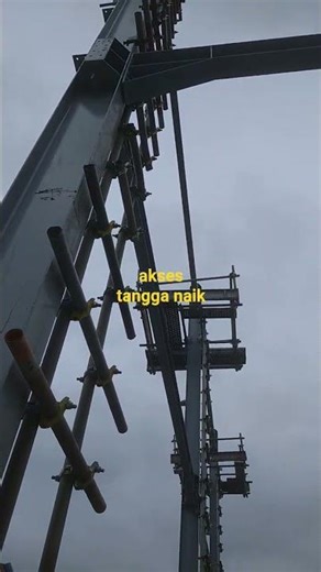 # using scaffolding turbular # for install steel structure # Boiler's Building 10 TPH