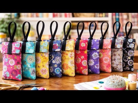 Cute Phone Bag With 3 Compartments 💖 Easy to sew, anyone can make it 💖