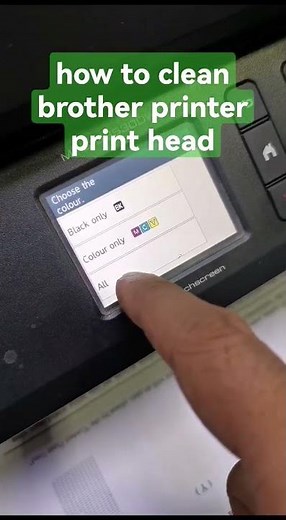 how to clean brother printer print head #head #cleaning #printer #brotherprinter #shorts