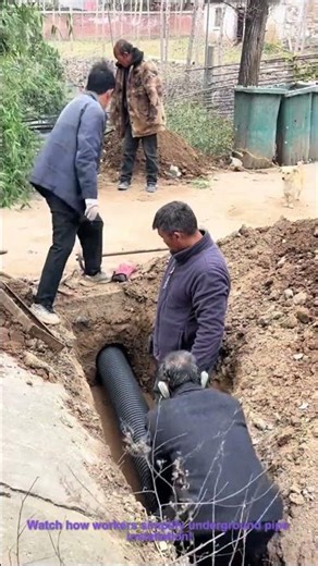 Pipe Installation Hack: Easy Underground Pipe Laying for Construction