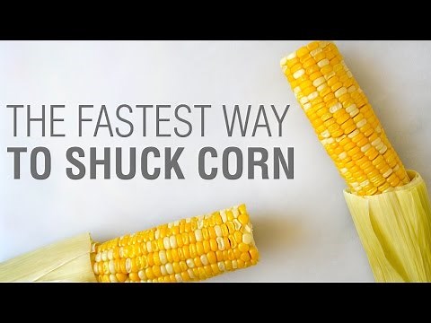 Kitchen Hack: The Fastest Way to Shuck Corn