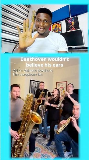 Beethoven Like You’ve NEVER Heard Before – Moonlight Sonata on 5 Saxophone