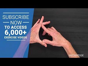 How to Do a Thumb PROM Abduction Exercise | MedBridge
