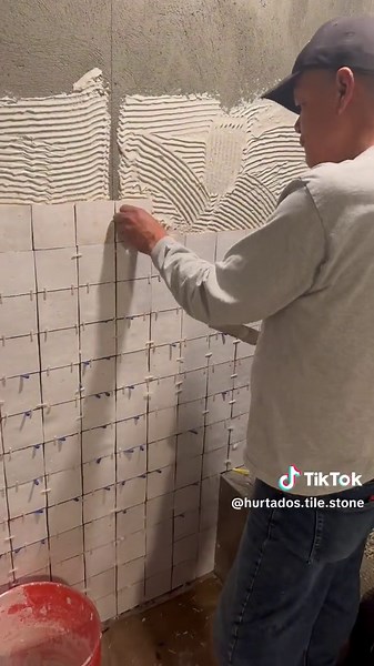 Shower Tile Installlation (Zia Tile) #ziatile #zellige #zelligetile #purewhite #white #handmade #artisanal